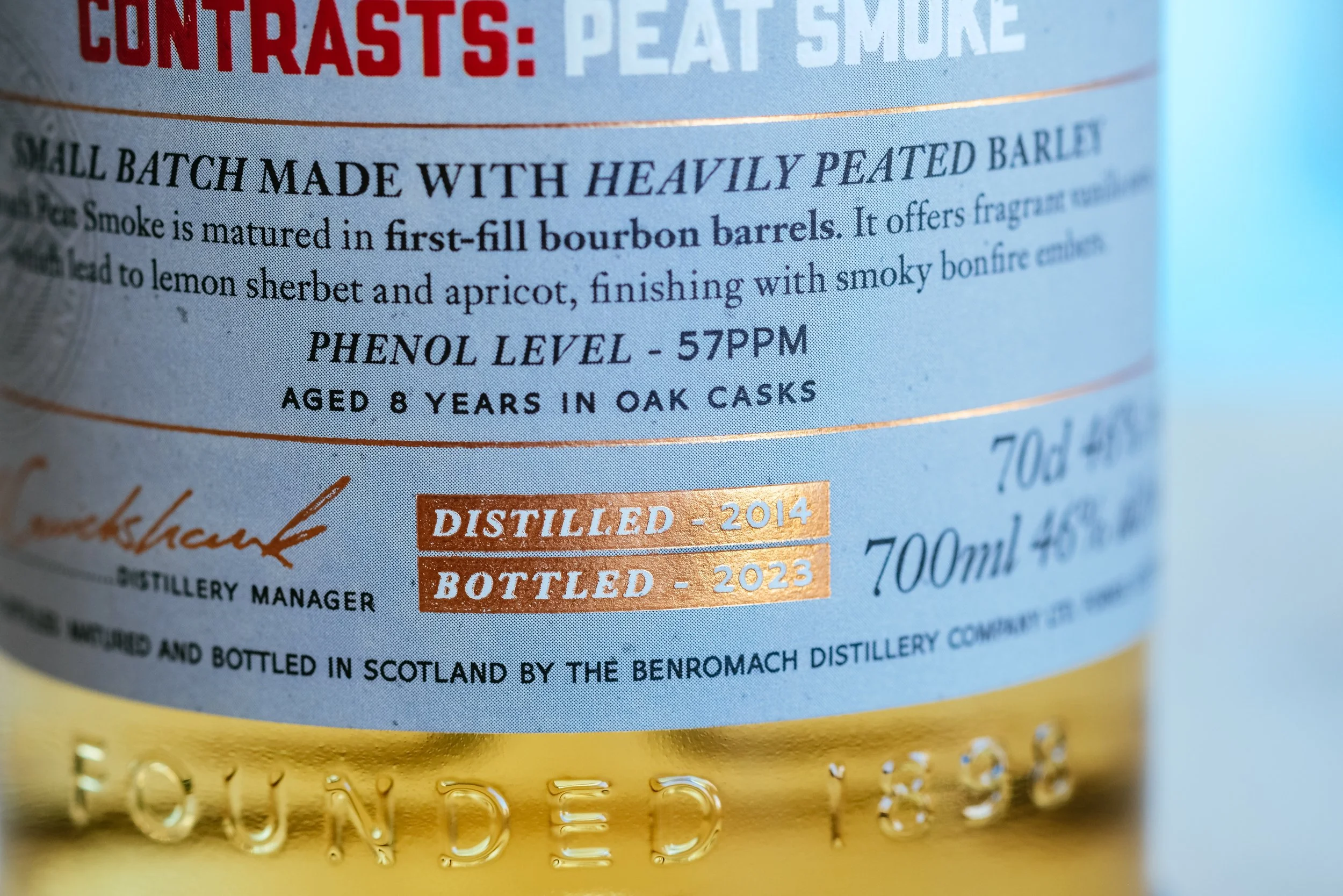Benromach Peat Smoke Bourbon vs Sherry — Dramface